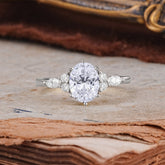 Luxury Legacy 6-Prong Oval-Cut Lab Diamond Engagement Ring